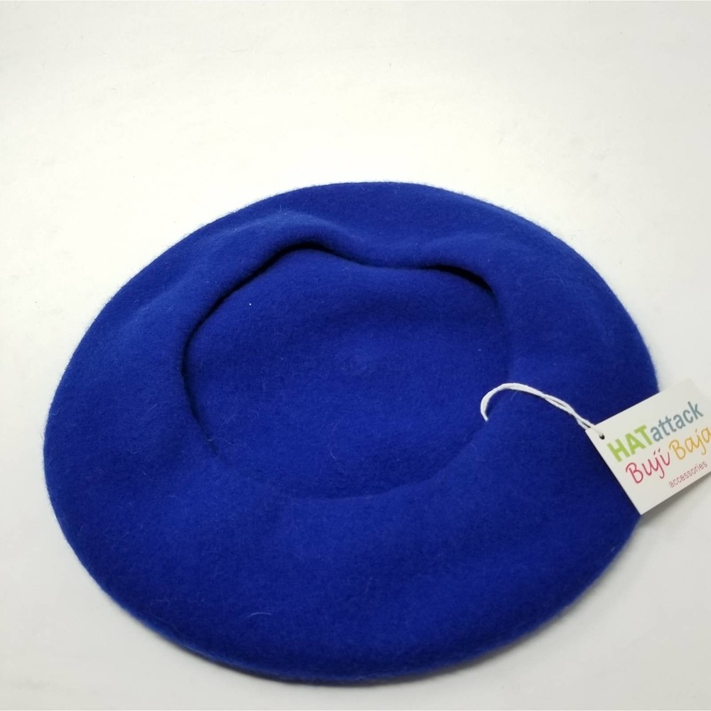Hat Attack Wool Beret In Blue - image 2